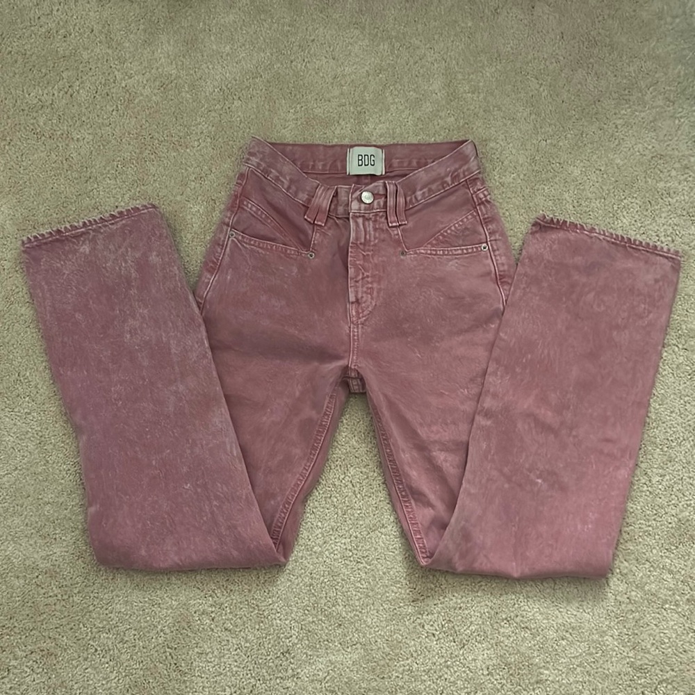 Pink Urban Outfitters Cowboy Jeans Size 25